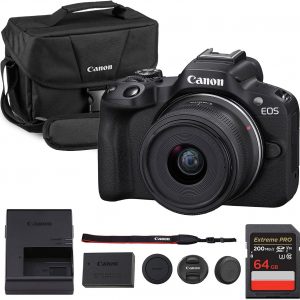 Canon EOS R50 Mirrorless Kit (RF-S 18-45mm)