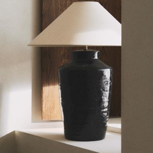 Zara Home Ceramic Table Lamp, 45cm
