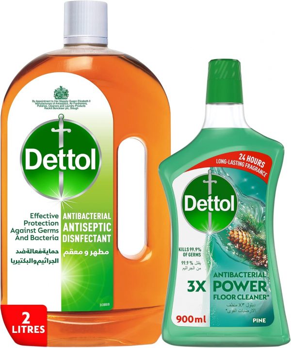 Dettol Antiseptic Disinfectant, 2L, Pine