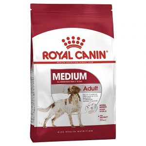 neon-NEON-PF-RC-MEDIUM-1 Royal Canin Dry Dog Food, Medium Adult, 15kg