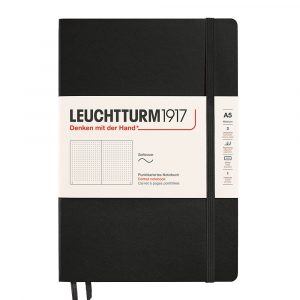 neon-NEON-ST-LT-NOTEBOOK-1 Leuchtturm1917 Notebook, A5, Dotted, Black