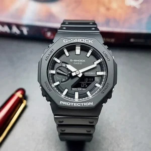 neon-NEON-WA-CASIO-GA2100 Casio G-Shock GA-2100, Carbon Core Guard, Black